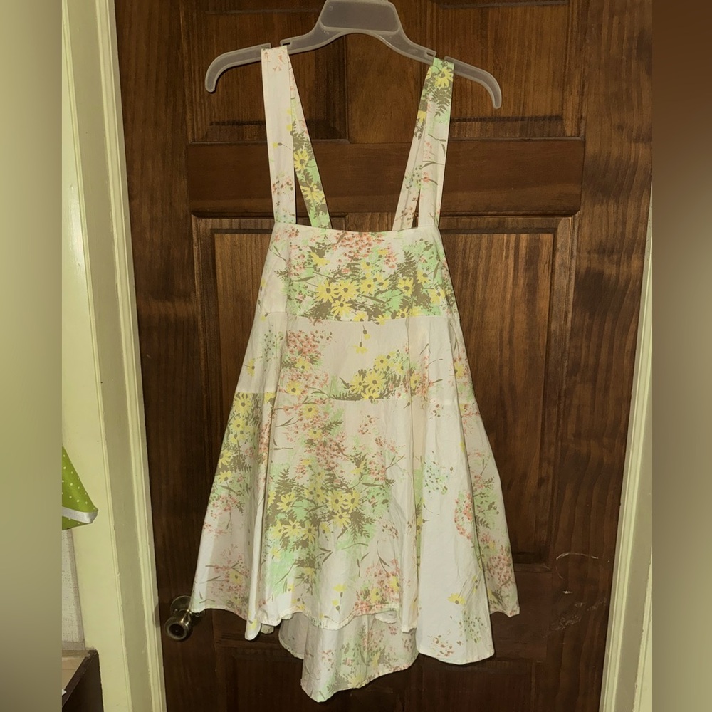Free People Let The Sunshine In Printed Tunic in White
